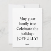 森、青と金 シーズンカード (裏面)