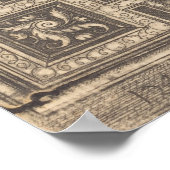 棺おけ天井の装飾デザイン ポスター (角)