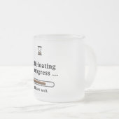 棺おけ進行中… フロストグラスマグカップ (正面右)