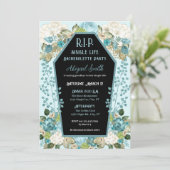 棺とバラR.I.Pバチェロレッテ招待状 招待状 (スタンド正面)