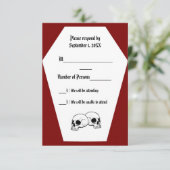 棺のアイボリーII (赤) RSVPカード (スタンド正面)