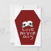 棺のアイボリーII (赤) RSVPカード (裏面)