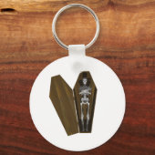 棺の中の骨:ハロウィーン: キーホルダー (正面)