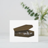 棺の中の骨：ハロウィーン： ポストカード (スタンド正面)