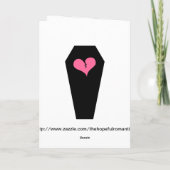 棺の反バレンタインデーのかわいい失恋 シーズンカード (裏面)