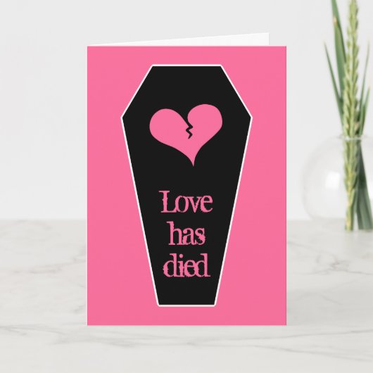 棺の反バレンタインデーのかわいい失恋 シーズンカード (正面)