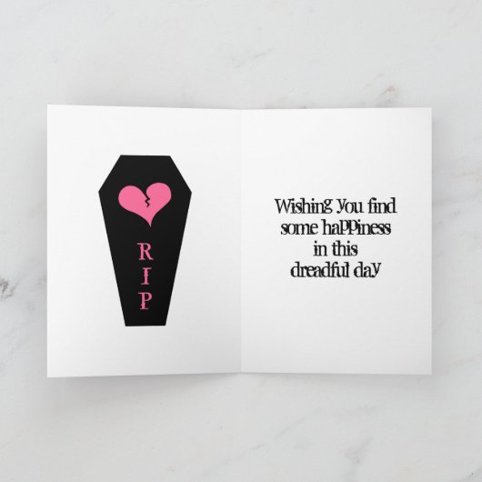 棺の反バレンタインデーのかわいい失恋 シーズンカード (内部)