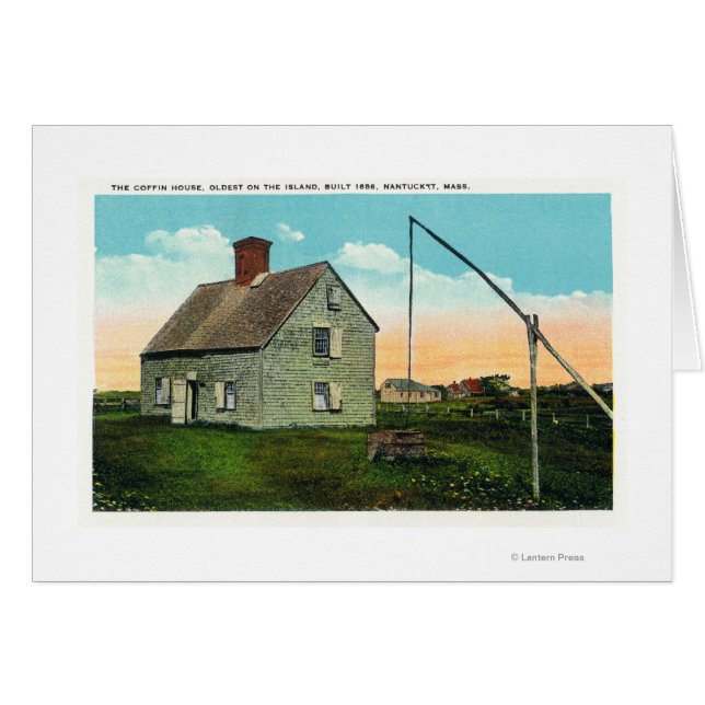 棺の家の眺め、島で最も古い (正面横)