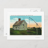 棺の家の眺め、島で最も古い ポストカード (正面/裏面)