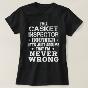 棺の検査官 Tシャツ