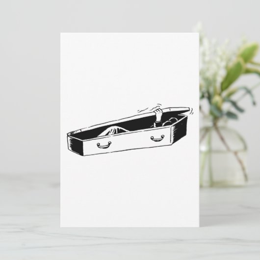 棺の開口部 招待状 (スタンド正面)