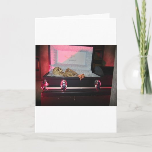 棺の骨格 カード (正面)