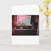 棺の骨格 カード (黄色い花)