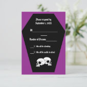 棺の黒檀(紫色の) RSVPカード (スタンド正面)