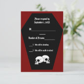 棺の黒檀II (赤) RSVPカード (スタンド正面)