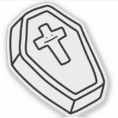 棺ドードル シール (正面)