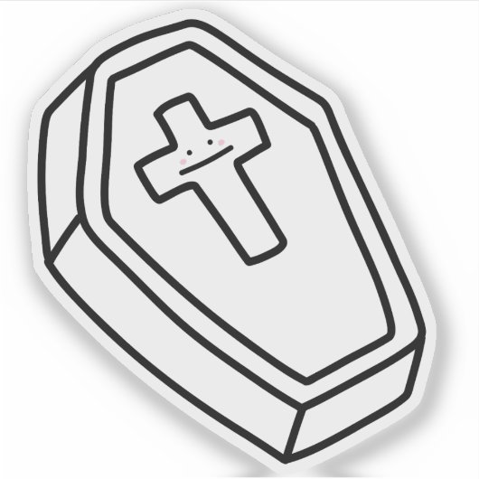 棺ドードル シール (正面)