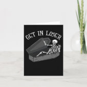 棺ハロウィーンのおもしろいの男性に負け骨格を取得 カード (正面)