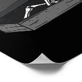 棺ハロウィーンのおもしろいの男性に負け骨格を取得 ポスター (角)