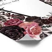 棺ハロウィーン赤ちゃんシャワー親善署名 ポスター (角)