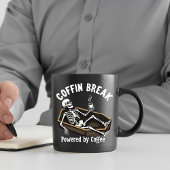 棺ブレイクスケルトンコーヒーマグ マグカップ