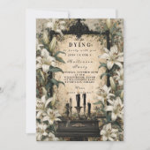 棺幽霊のよく出るろうそくゴシック採集 招待状 (正面)