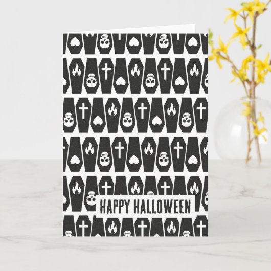 棺桶 カード (黄色い花)