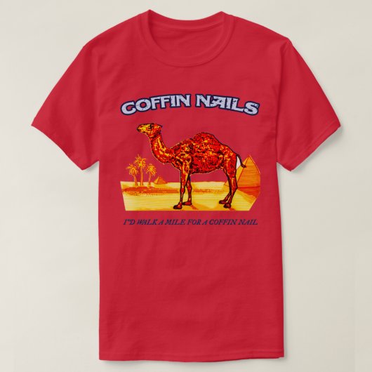 棺爪、 ネイル Tシャツ (デザイン正面)