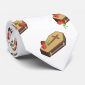 棺絵文字メンズウェアメンズネックタイ ネクタイ (ロール)