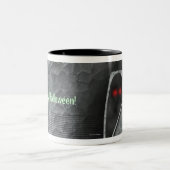 棺-ハロウィンのマグ ツートーンマグカップ (中央)