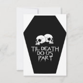 棺(黒い) RSVPカード (裏面)