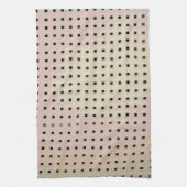 椅子からのグリッドパターン キッチンタオル (縦)