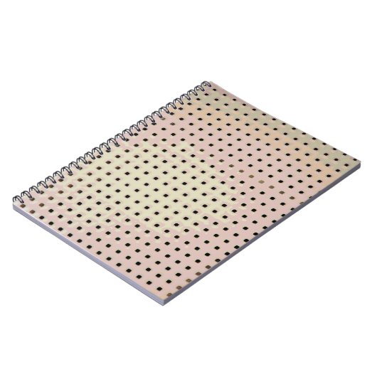 椅子からのグリッドパターン ノートブック (左側)