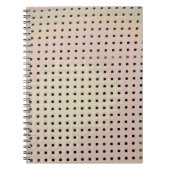 椅子からのグリッドパターン ノートブック (正面)