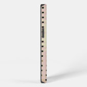 椅子からのグリッドパターン iPhoneケース (右側面)