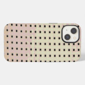 椅子からのグリッドパターン iPhoneケース (裏面横)
