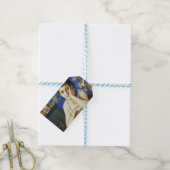 椅子にもたれかかった女性 ギフトタグ (より糸つき)