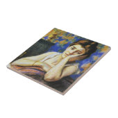 椅子にもたれかかった女性 タイル (側面)