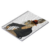 椅子にホレイショうさぎ ノートブック (左側)