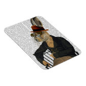 椅子に乗ったホレイショ兎 マグネット (右側)