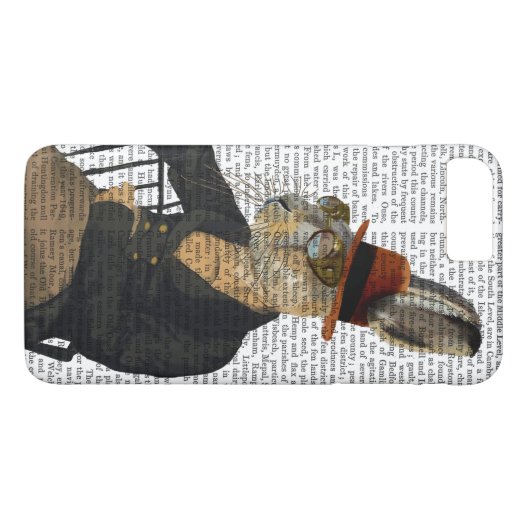 椅子に乗ったホレイショ兎 Case-Mate iPhoneケース (裏面(横))