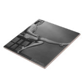 椅子に坐っている女性 タイル (側面)