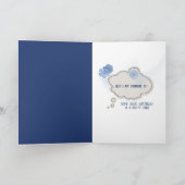 椅子に座ったウェールズのテリアは古くなる カード (内部)