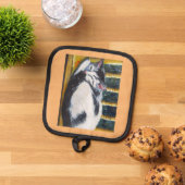 椅子に眠るキッティングOven Mitts & Holders 鍋敷き (トップダウン)