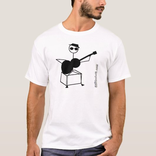 椅子のギタリスト Tシャツ (正面)