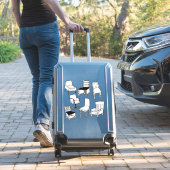 椅子のスケッチ シール (スーツケースインサイチュ)