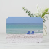 椅子のビーチ 招待状 (スタンド正面)