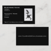 椅子のマッサージセラピスト 名刺 (正面/裏面)