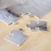 椅子の毛皮に坐っている1匹の若いragdoll猫 ジグソーパズル (側面)