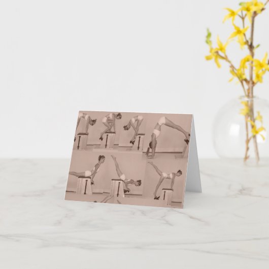 椅子の芸術 カード (黄色い花)